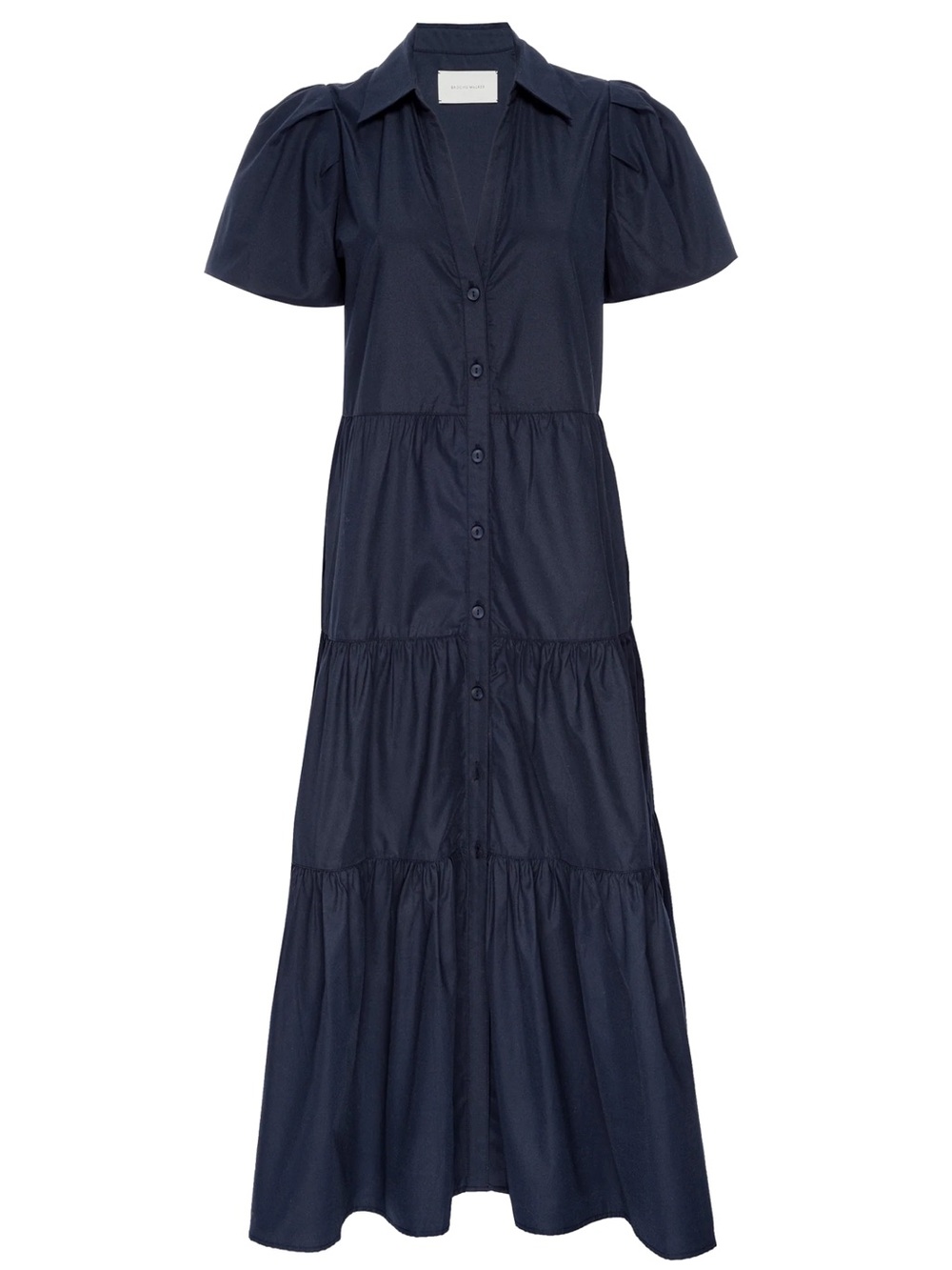 Brochu Walker Navy Havana Dress Small EUC